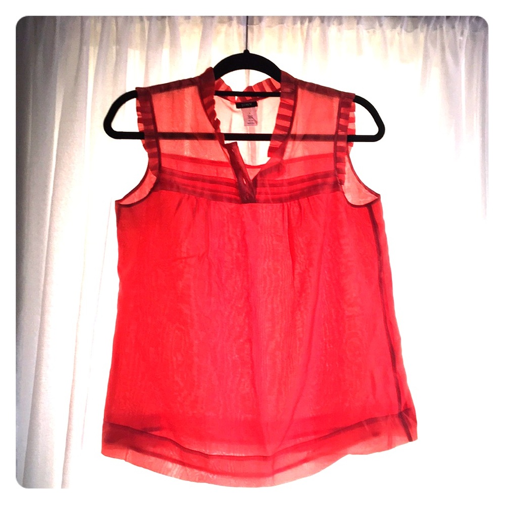 Silk sleeveless shirt